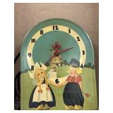 1930s Dutch Boy & Girl tin litho electric metal