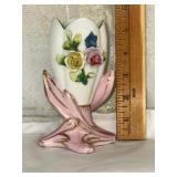 Ceramic tulip shaped bud vase