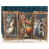 Mexican feathercraft paintings