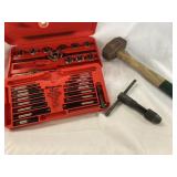 Snap-on Metric Tap & Die set, Custanite hammer,