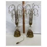 Vintage Waterfall Table Lamps
