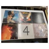 6 Vinyl Record Albums: Rod Stewart,  Ac-dc, Zz