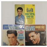 3 Elvis Presley 45 Records With Sleeves