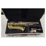 Buescher E-flat saxaphone with hard case &
