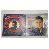 2 Elvis Presley Vinyl Records -christmas