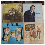 4 Records: Aaron Young, Geneva Pitney, 2 Autograph