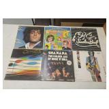 6 pop music vinyl record albums: Carpenters, Sha