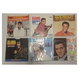 6 Elvis Presley Vinyl 45 Rpm Records With Sleeves