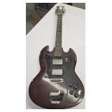 SG-style electric guitar, circa 1970