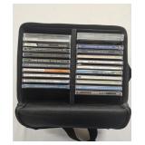 25 CDs & case: Sinatra, John Coltrain, Jazz,  etc