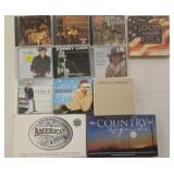 12 Country Music CDs, 3 multi-disc sets: Vince