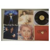 6 Pop Music Record Albums: Manilow, Diamond,