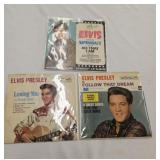 3 Elvis Presley 45 records with sleeves