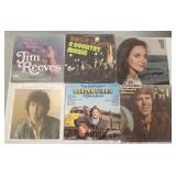 6 country music vinyl record albums: Boxcar