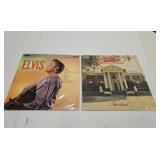 2 Elvis Preskey vinyl records: Graceland  & Elvis