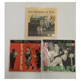 3 Elvis Preskey 45 records with sleeves