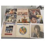 9 country music vinyl record albums: Haggard,