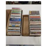 58 assorted CDs: rock, pop, Christmas, etc