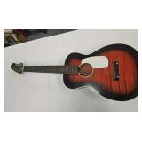 Stella Harmony S-69 guitar and case