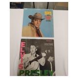 2 Elvis Presley vinyl records