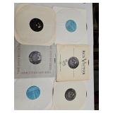 6 Elvis Presley vinyl records,  no covers