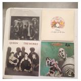 4 Queen record albums: The Works, Night at the