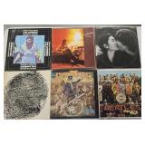 6 record albums; Elton John, Beatles, Chicago,