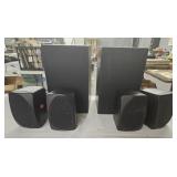 Polk Audio 6 speaker set: 2 R-15 & 4 R6005