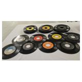 47 45rpm records, inc. Johnny Cash, Elvis, etc