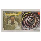 2 Jerry Lee Lewis vinyl record albums