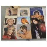 9 vinyl record albums; Carly Simon, Helen Reddy,
