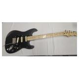 Fender?  black Stratocaster- see description