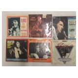 6 Elvis Presley Vinyl 45 Rpm Records With Sleeves