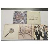 5 Chicago record albums, 2 are 2-record sets