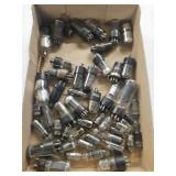Approximately 50 vintage electronic tubes
