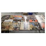22 vinyl albums, primarily Latin music