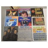 9 vinyl record albums: Gladys Knight, Neville