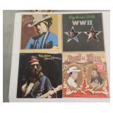 4 Willie Nelson vinyl record albums: 2 factory
