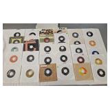 30 assorted 45 vinyl records