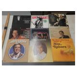 9 vinyl record albums: easy listening