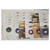 36 Assorted 45 Vinyl Records
