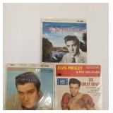 3 Elvis Preskey 45 records with sleeves