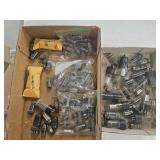 Vintage electronic tubes, approximately 80