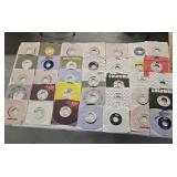 35 Assorted 45rpm Vinyl Records, Many Promo Copies