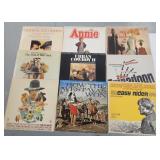 9 soundtrack vinyl record albums: Annie, Easy