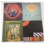4 Rock record albums; Pink Floyd, Journey,