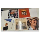 5 Country Music vinyl record albums