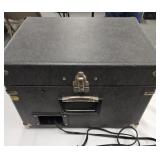 Portable Califone record player, model 1010AV