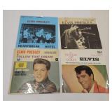 4 Elvis Presley 45 Records With Sleeves
