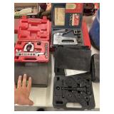 Disc brake pad and caliper service tool kit from